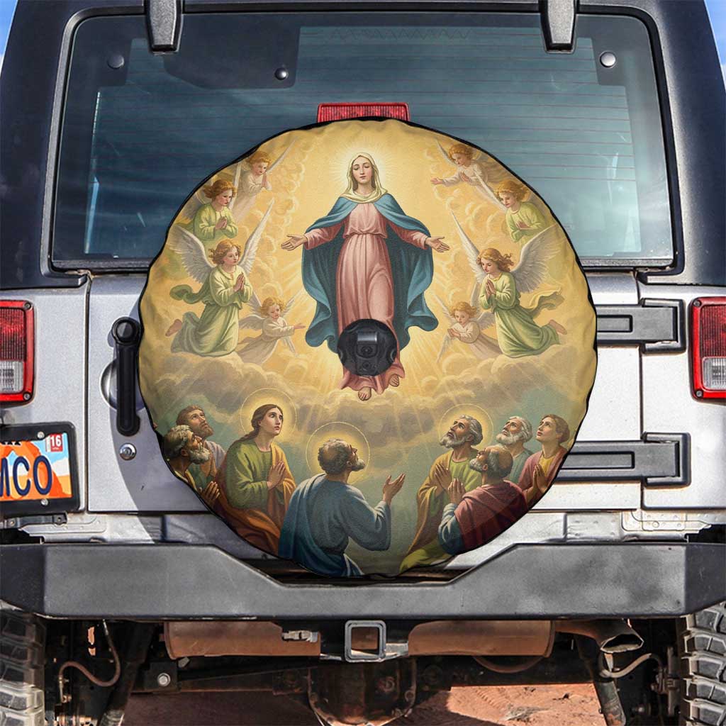 Assumption Virgin Mary to Heaven Spare Tire Cover Falling Asleep of the Mother of God LT9