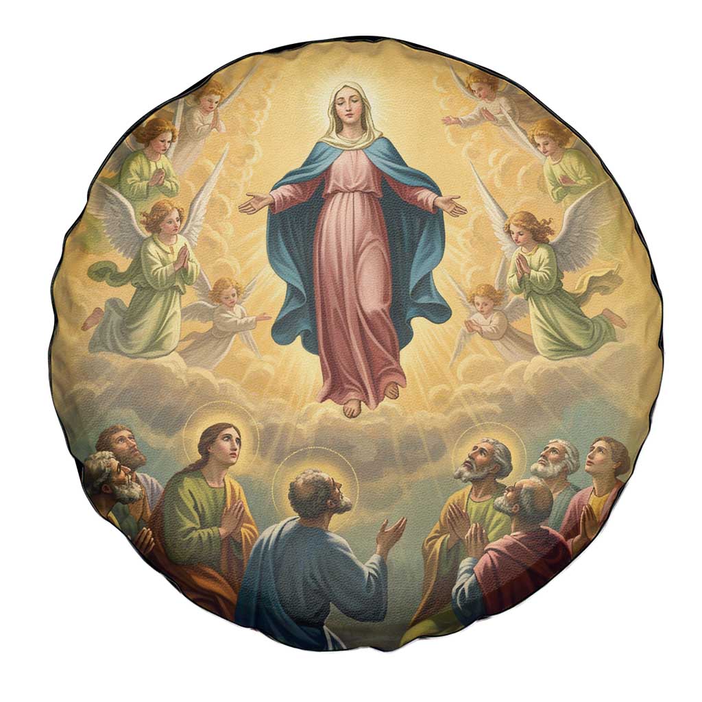 Assumption Virgin Mary to Heaven Spare Tire Cover Falling Asleep of the Mother of God LT9