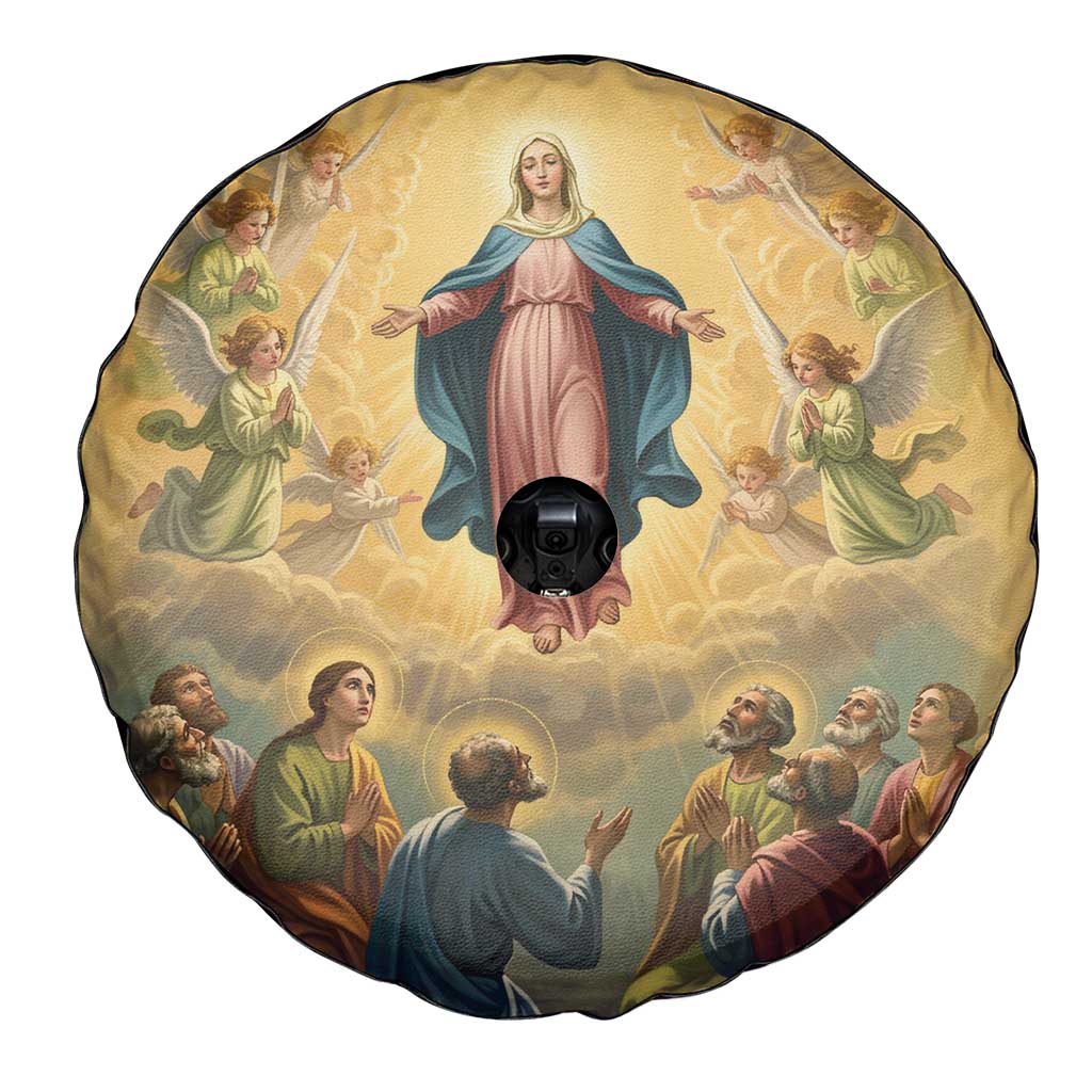 Assumption Virgin Mary to Heaven Spare Tire Cover Falling Asleep of the Mother of God LT9