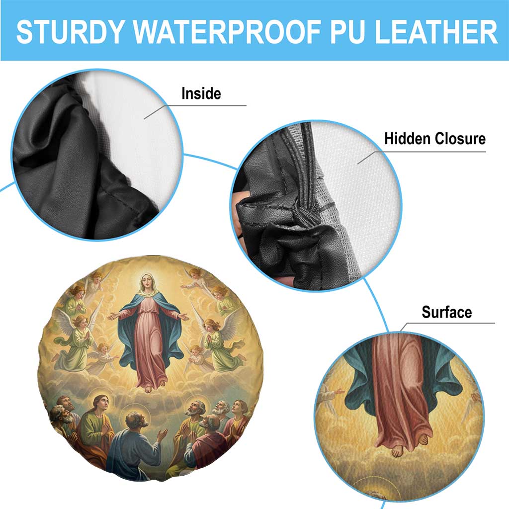 Assumption Virgin Mary to Heaven Spare Tire Cover Falling Asleep of the Mother of God LT9