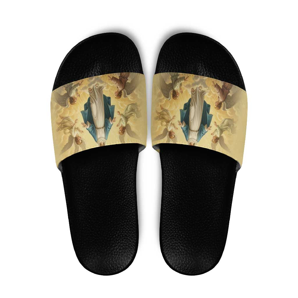 Blessed Virgin Mary Slide Sandals Falling Asleep of the Mother of God LT9