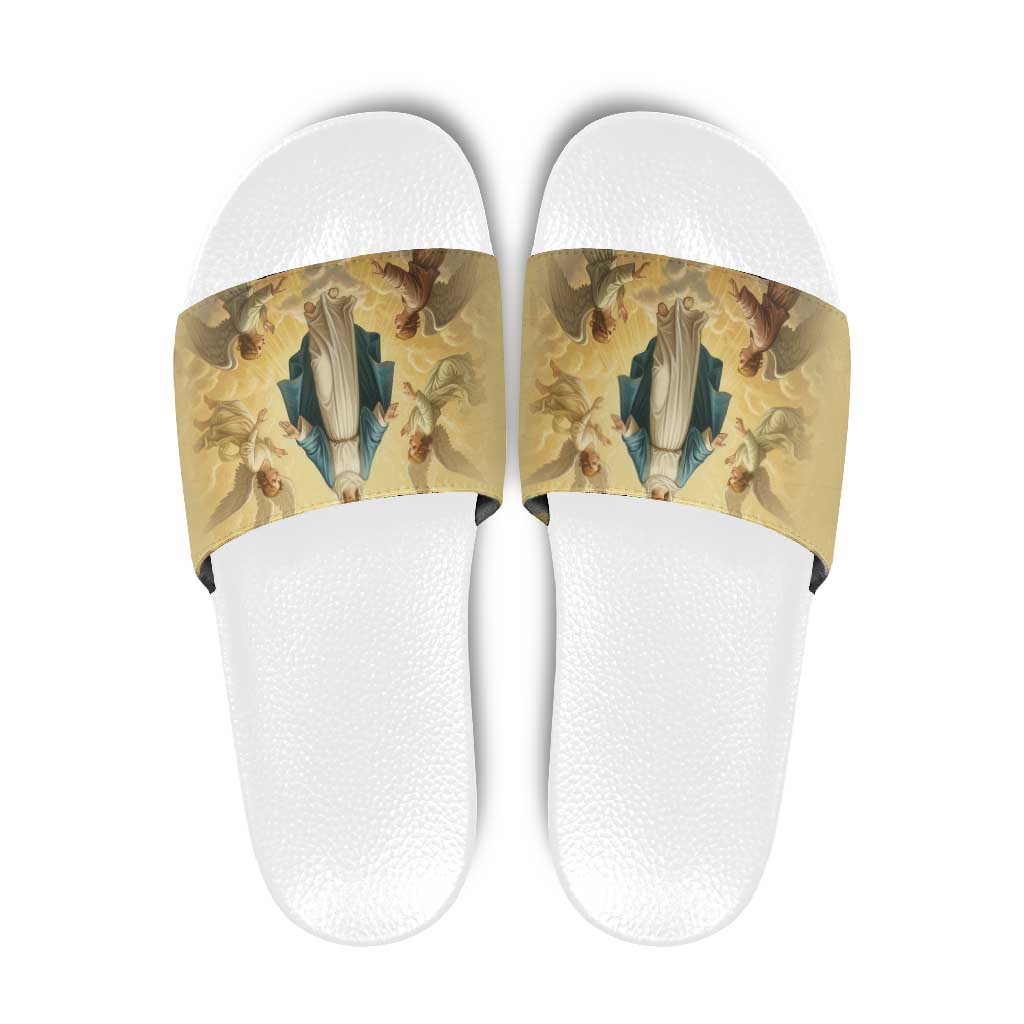 Blessed Virgin Mary Slide Sandals Falling Asleep of the Mother of God LT9