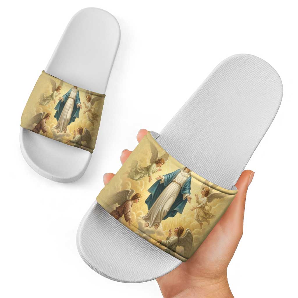 Blessed Virgin Mary Slide Sandals Falling Asleep of the Mother of God LT9