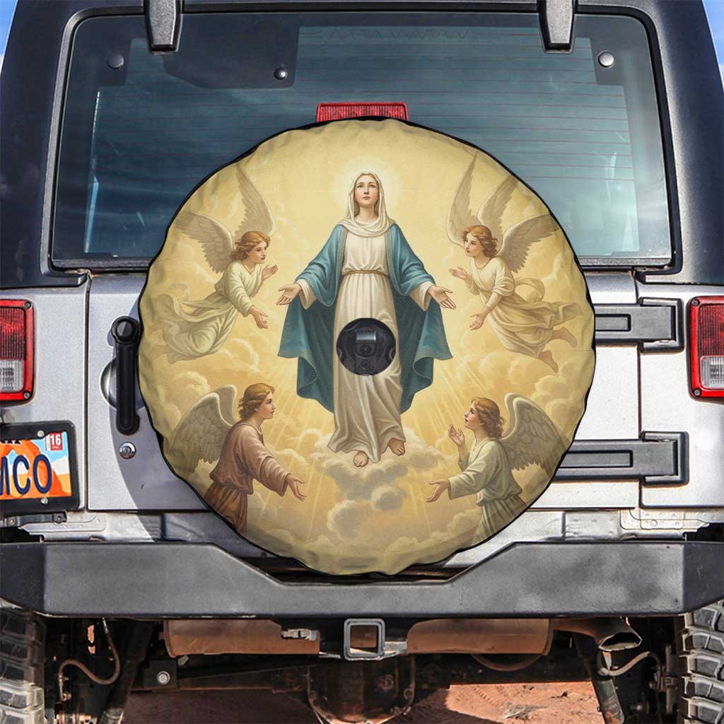 Blessed Virgin Mary Spare Tire Cover Falling Asleep of the Mother of God LT9