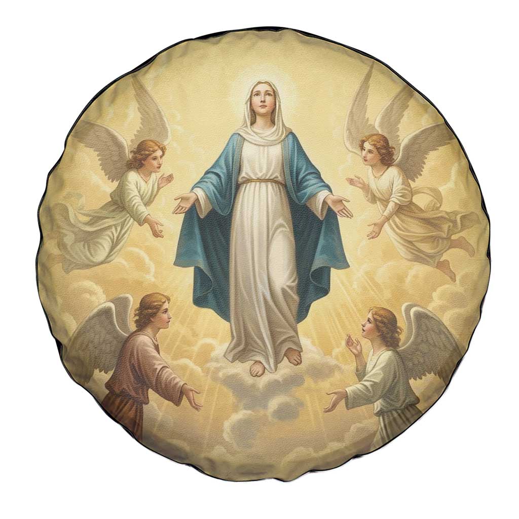 Blessed Virgin Mary Spare Tire Cover Falling Asleep of the Mother of God LT9