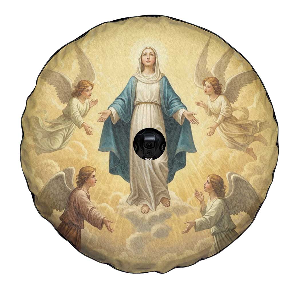 Blessed Virgin Mary Spare Tire Cover Falling Asleep of the Mother of God LT9