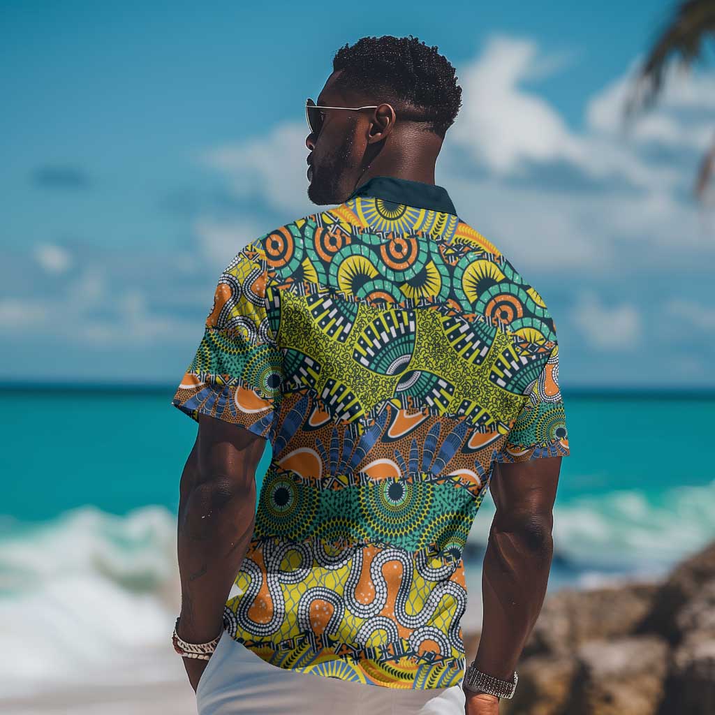 Africa Tribal Mixed Pattern Hawaiian Shirt LT9