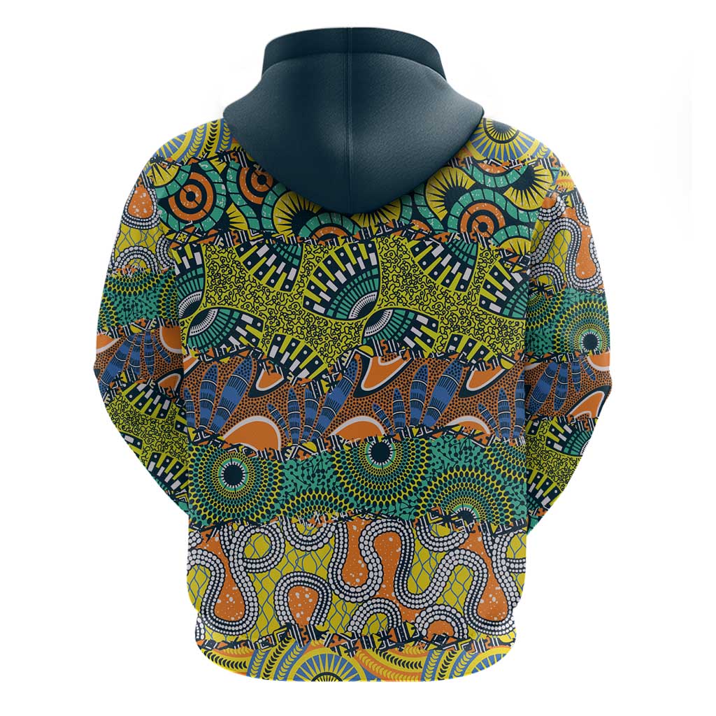 Africa Tribal Mixed Pattern Hoodie LT9