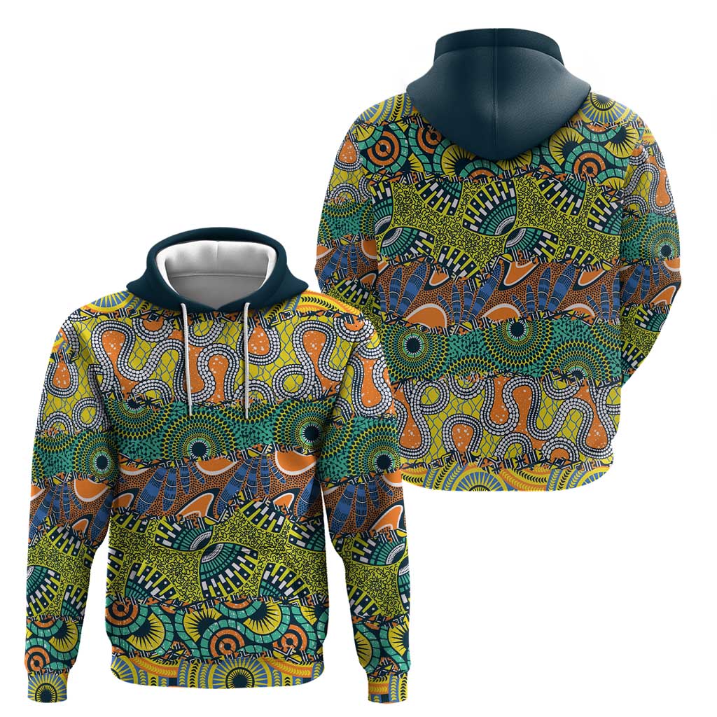Africa Tribal Mixed Pattern Hoodie LT9