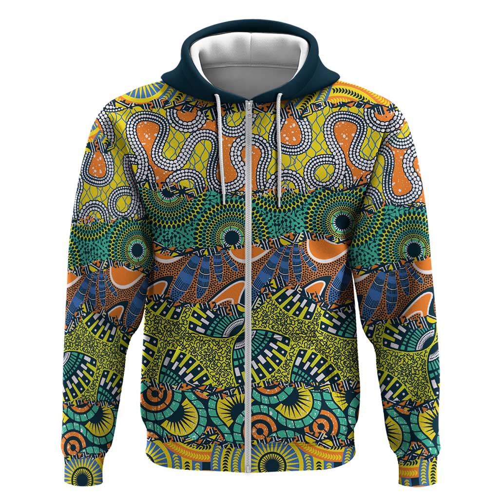 Africa Tribal Mixed Pattern Hoodie LT9