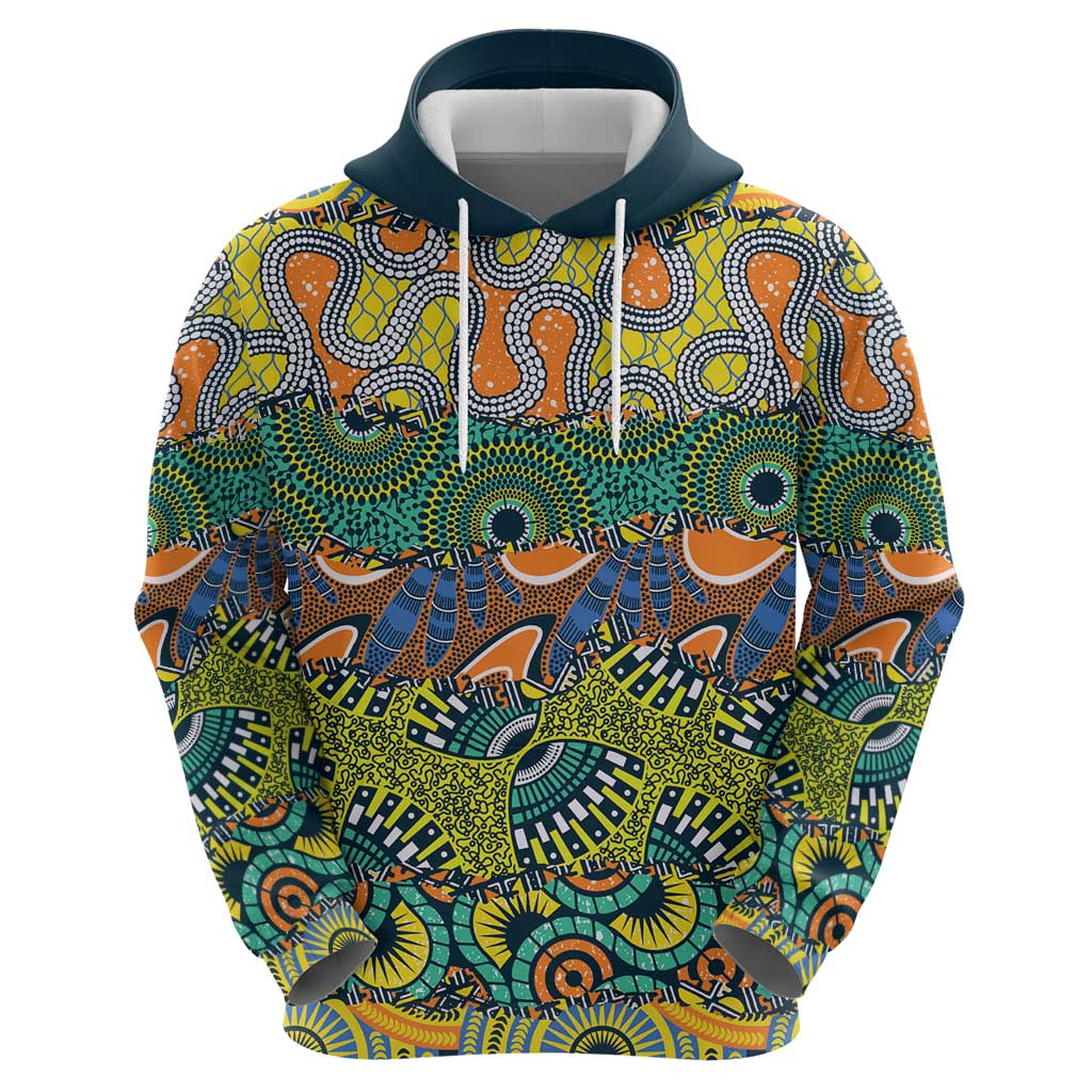 Africa Tribal Mixed Pattern Hoodie LT9