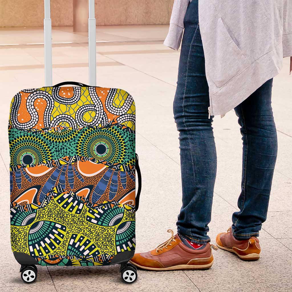 Africa Tribal Mixed Pattern Luggage Cover LT9