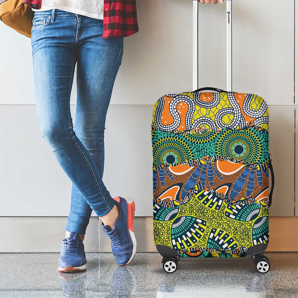 Africa Tribal Mixed Pattern Luggage Cover LT9