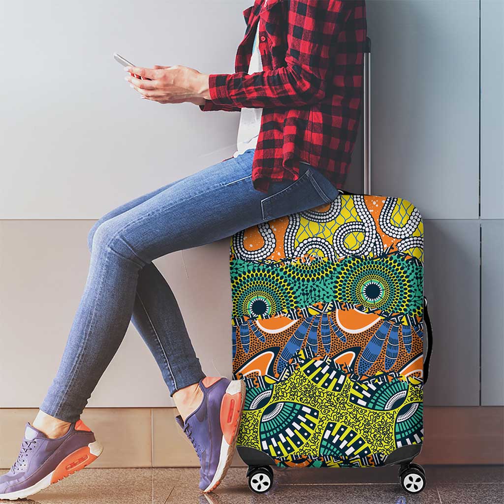Africa Tribal Mixed Pattern Luggage Cover LT9