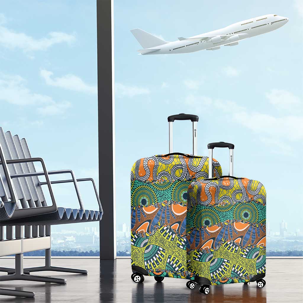 Africa Tribal Mixed Pattern Luggage Cover LT9