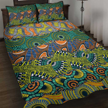 Africa Tribal Mixed Pattern Quilt Bed Set LT9