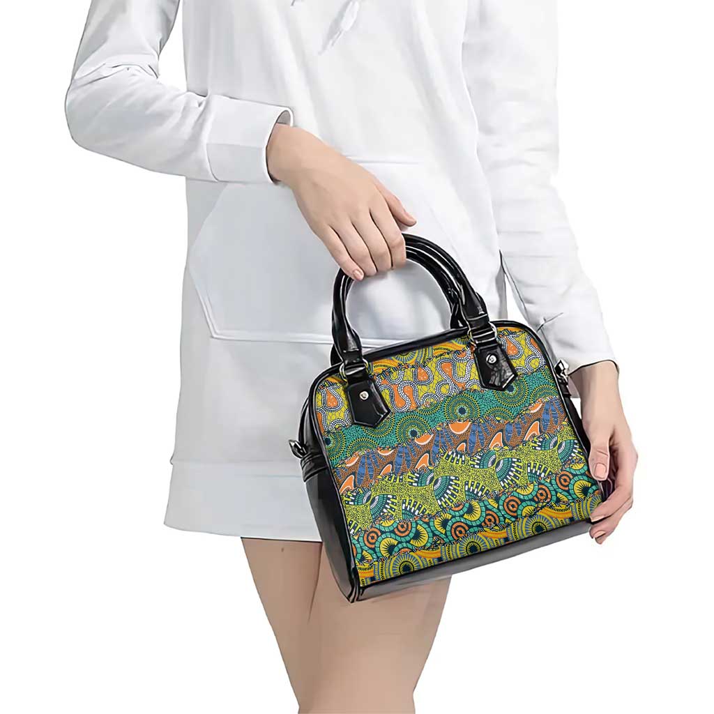 Africa Tribal Mixed Pattern Shoulder Handbag LT9