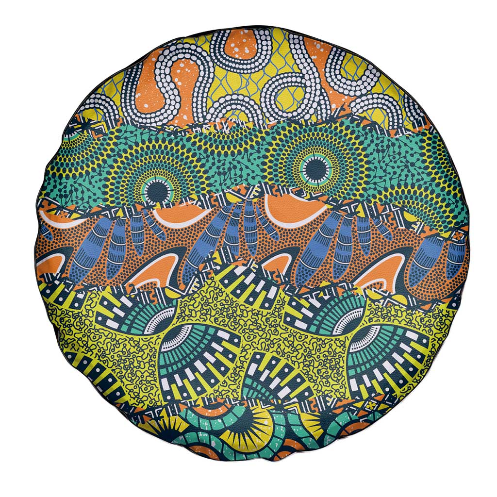 Africa Tribal Mixed Pattern Spare Tire Cover LT9