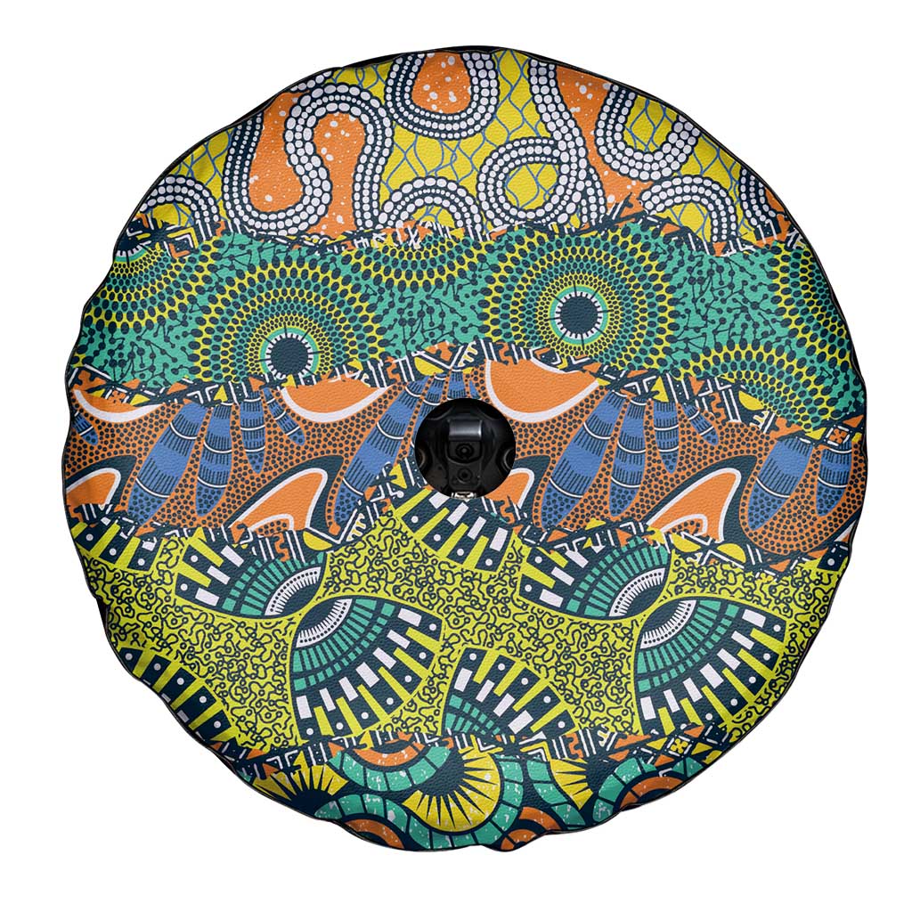 Africa Tribal Mixed Pattern Spare Tire Cover LT9