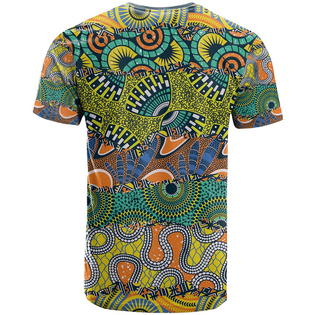 Africa Tribal Mixed Pattern T shirt LT9