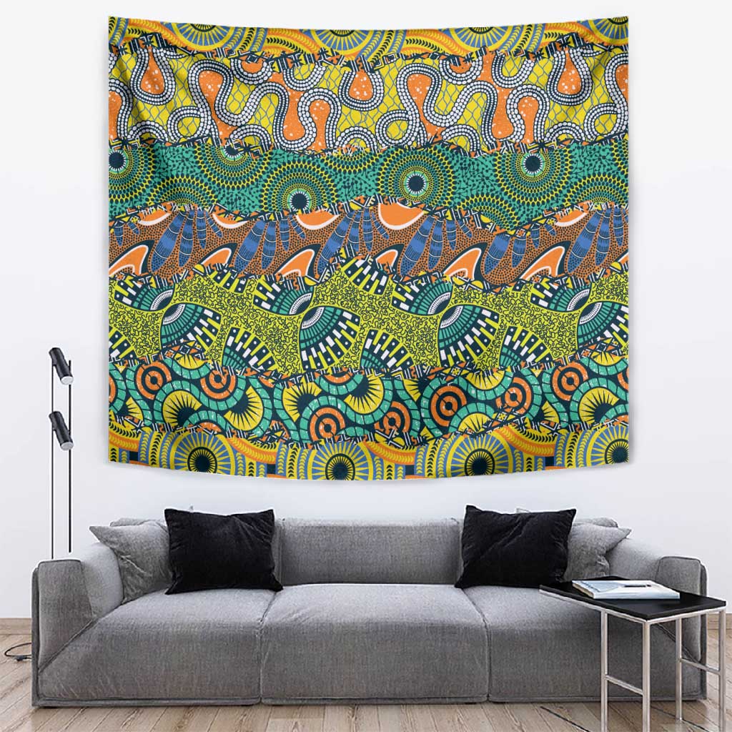 Africa Tribal Mixed Pattern Tapestry LT9