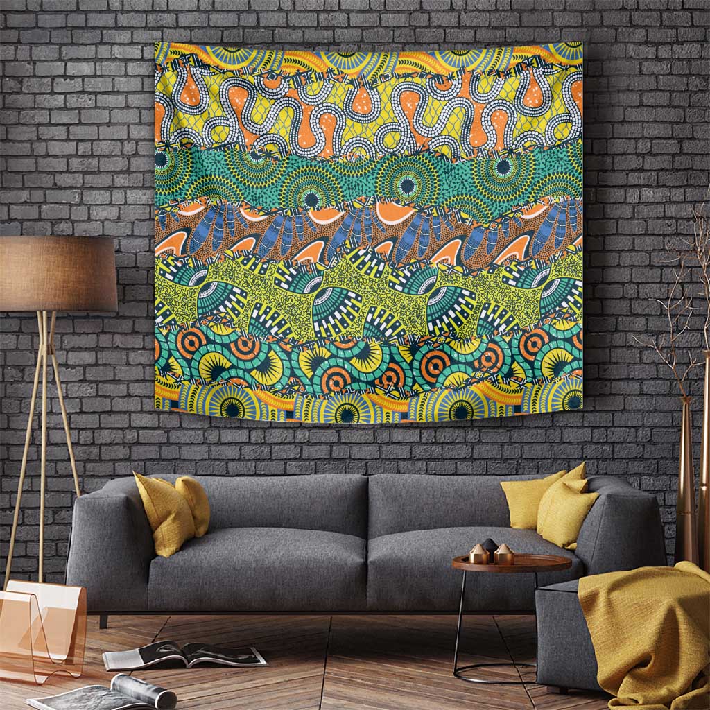 Africa Tribal Mixed Pattern Tapestry LT9