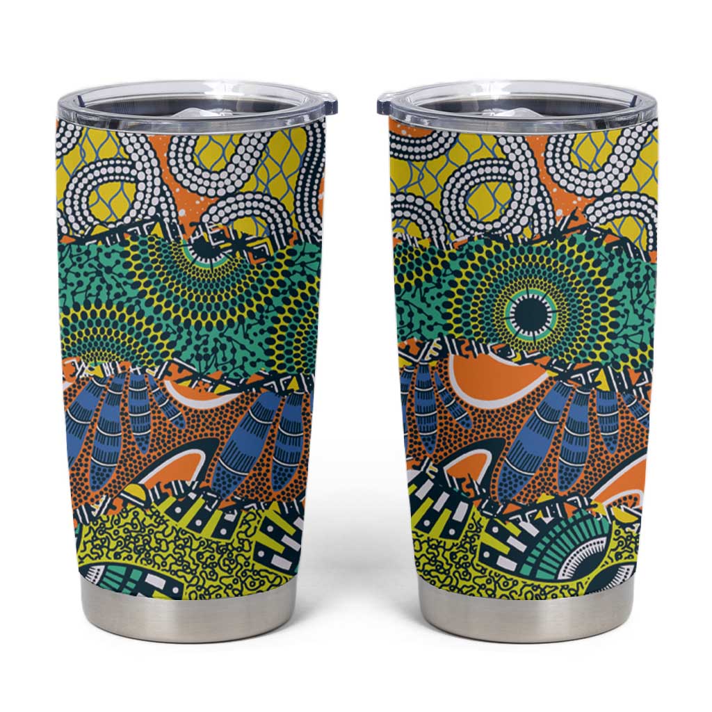 Africa Tribal Mixed Pattern Tumbler Cup LT9