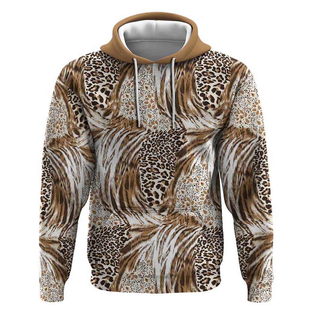 Wild Animal Skins Hoodie Leopard Pattern LT9
