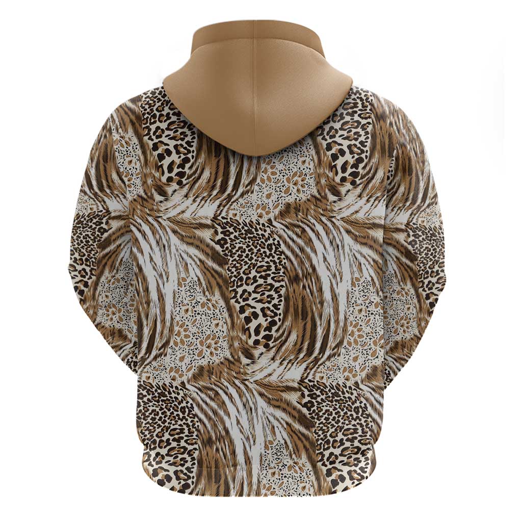 Wild Animal Skins Hoodie Leopard Pattern LT9
