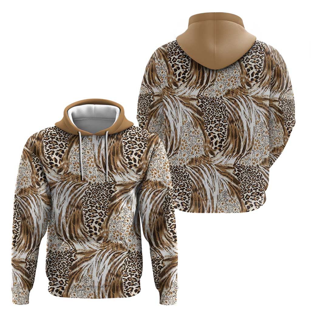 Wild Animal Skins Hoodie Leopard Pattern LT9