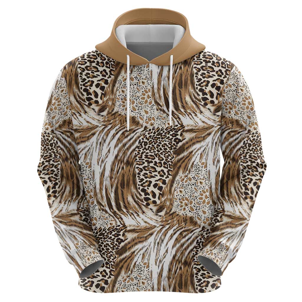 Wild Animal Skins Hoodie Leopard Pattern LT9