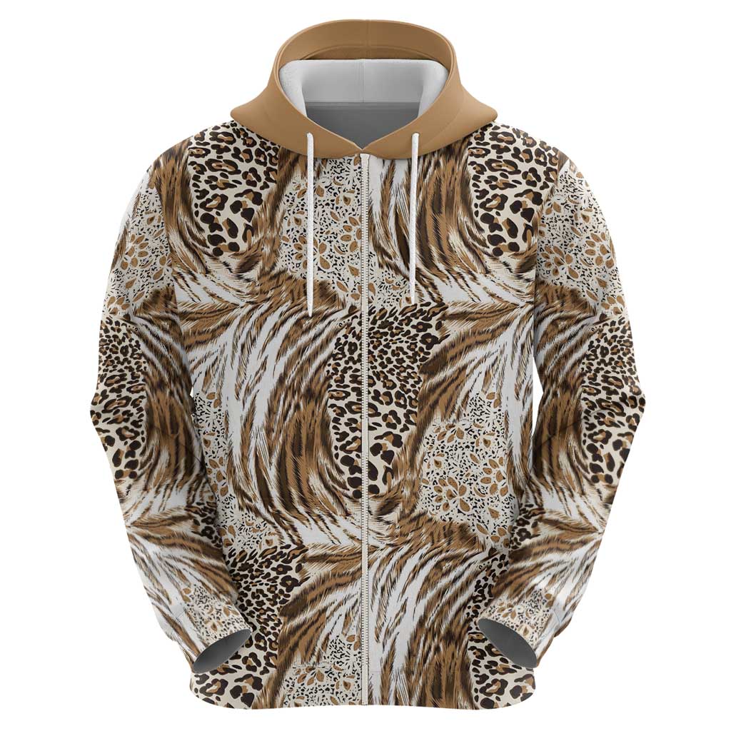 Wild Animal Skins Hoodie Leopard Pattern LT9