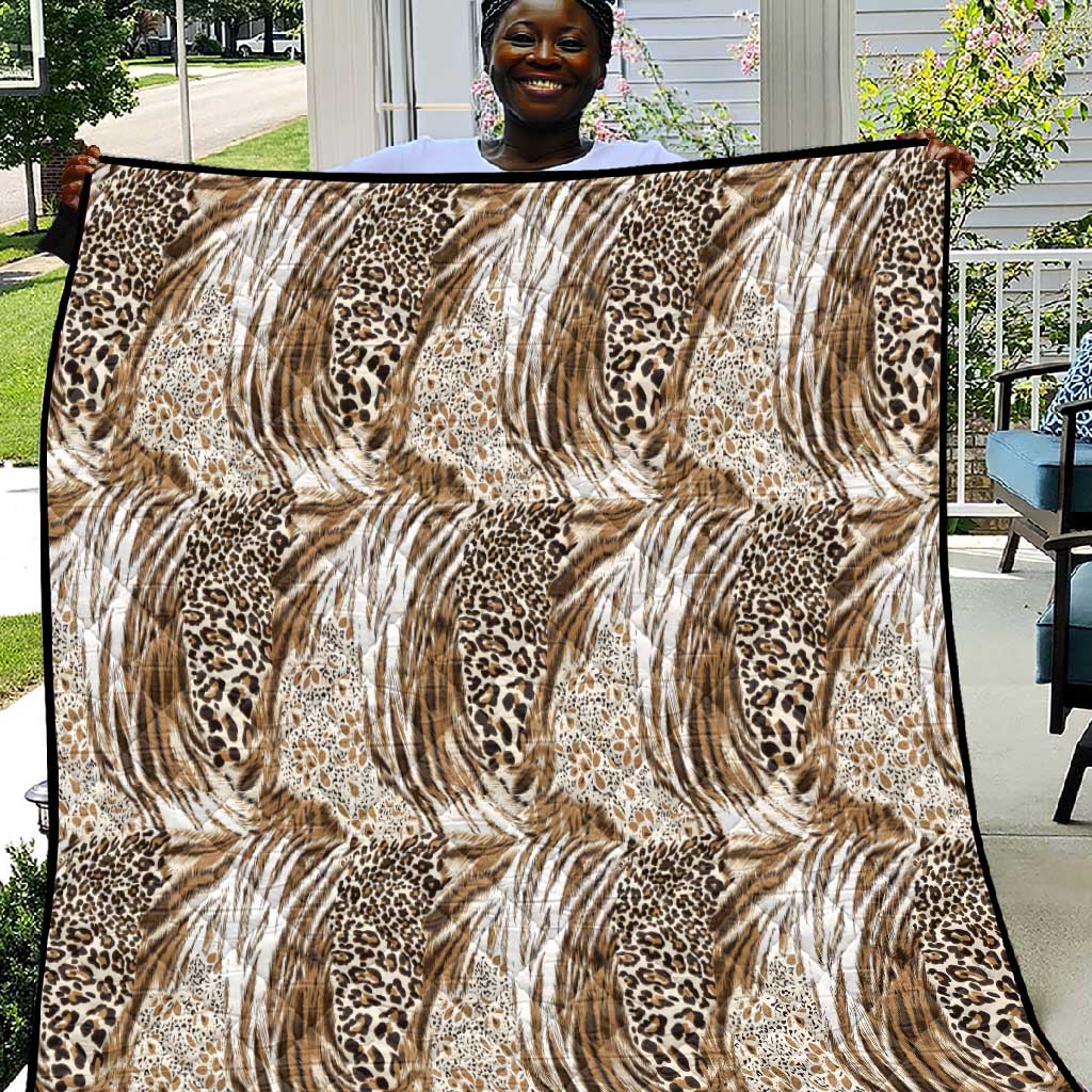 African Wild Animal Skins Quilt Leopard Pattern LT9