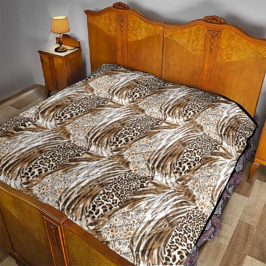African Wild Animal Skins Quilt Leopard Pattern LT9