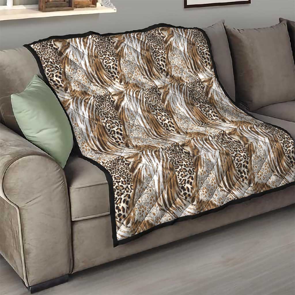 African Wild Animal Skins Quilt Leopard Pattern LT9