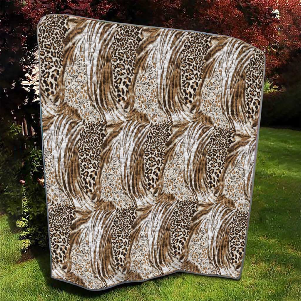 African Wild Animal Skins Quilt Leopard Pattern LT9
