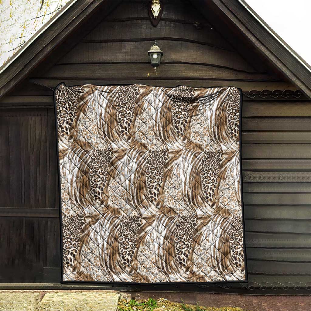 African Wild Animal Skins Quilt Leopard Pattern LT9