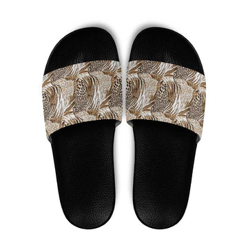 Wild Animal Skins Slide Sandals Leopard Pattern LT9
