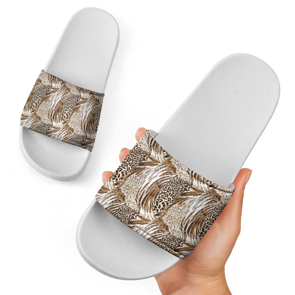 Wild Animal Skins Slide Sandals Leopard Pattern LT9