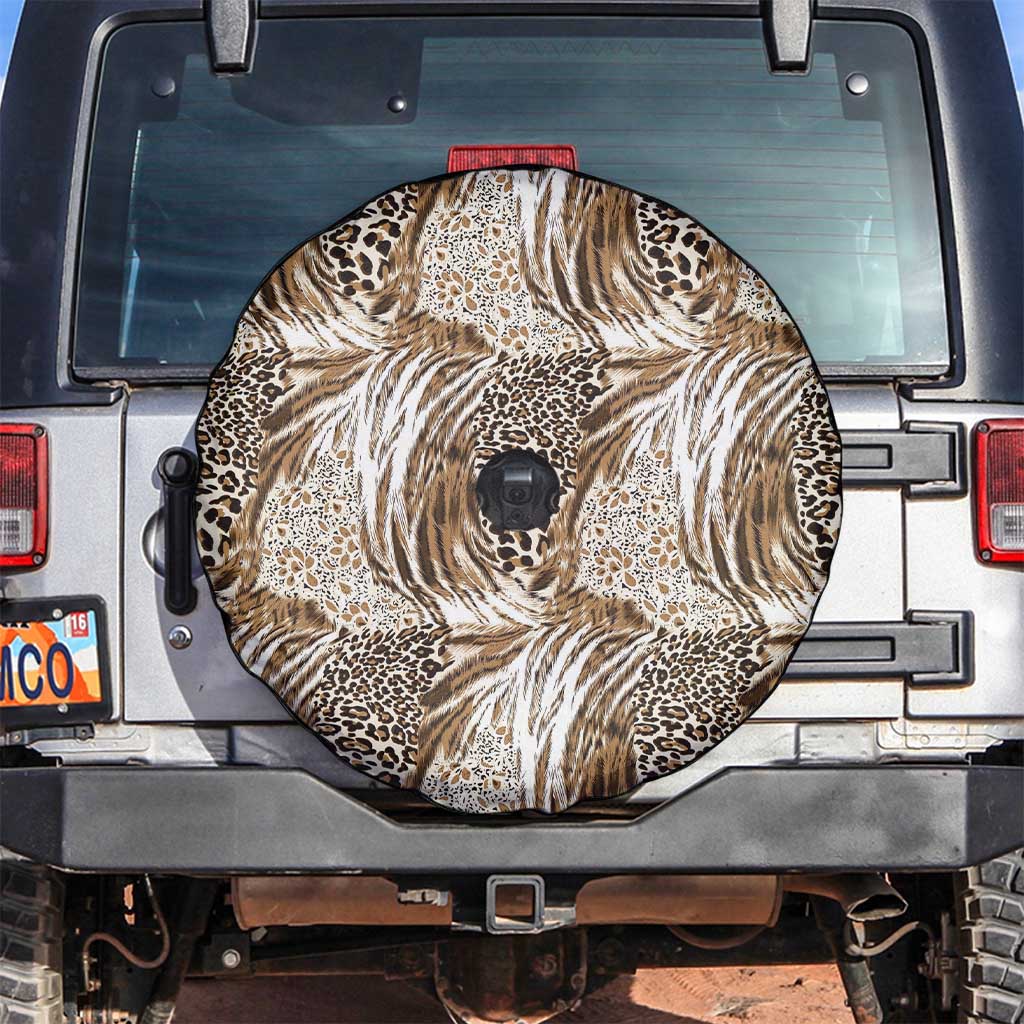 Wild Animal Skins Spare Tire Cover Leopard Pattern LT9