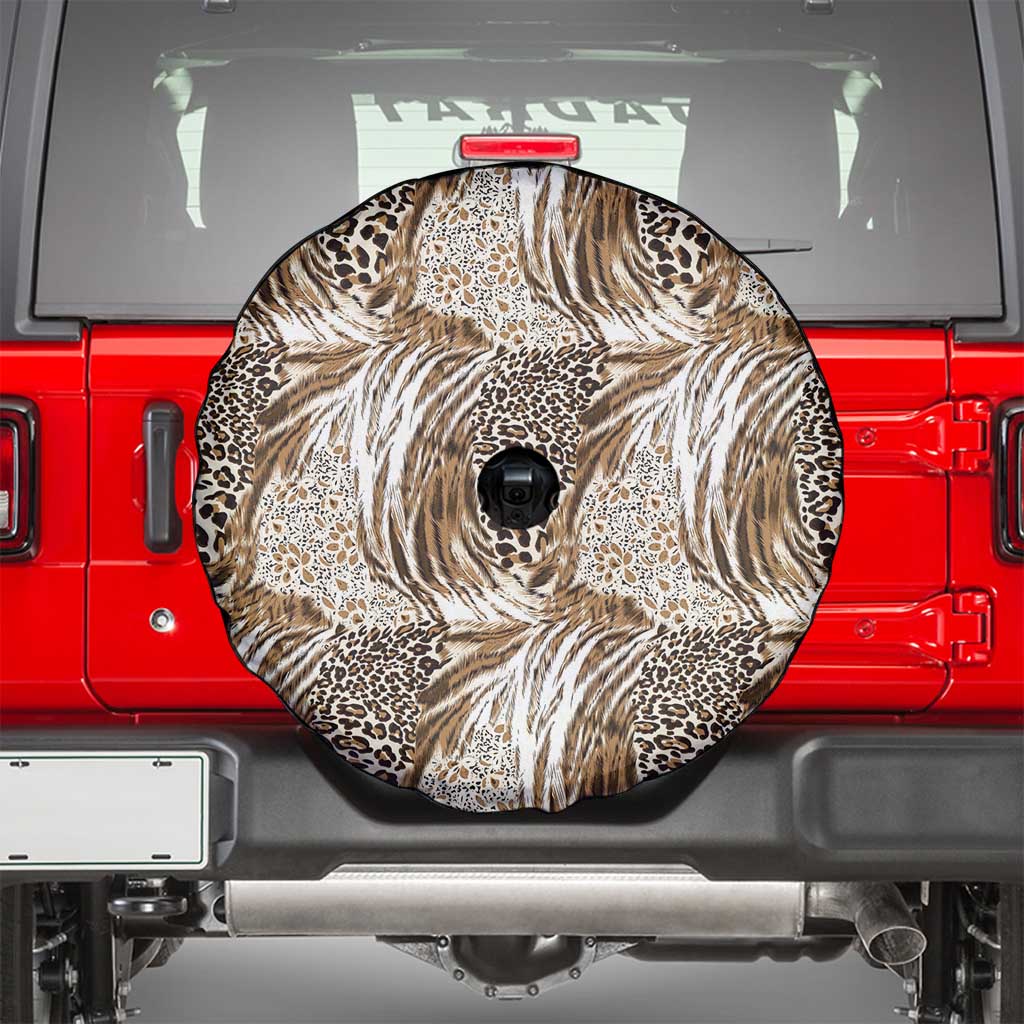 Wild Animal Skins Spare Tire Cover Leopard Pattern LT9