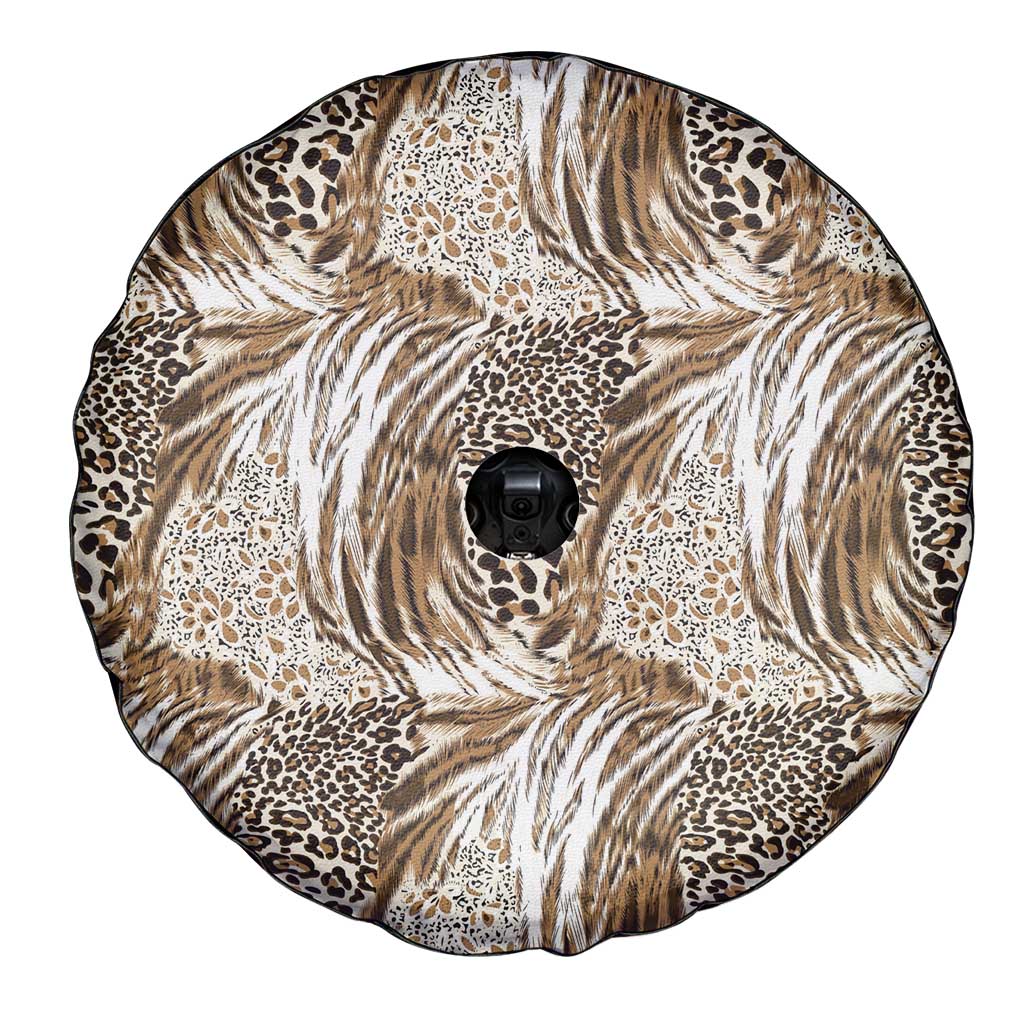 Wild Animal Skins Spare Tire Cover Leopard Pattern LT9