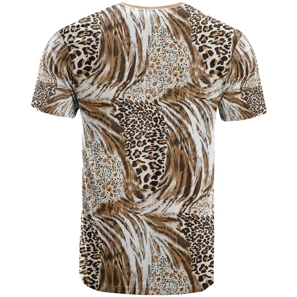 African Wild Animal Skins T shirt Leopard Pattern LT9
