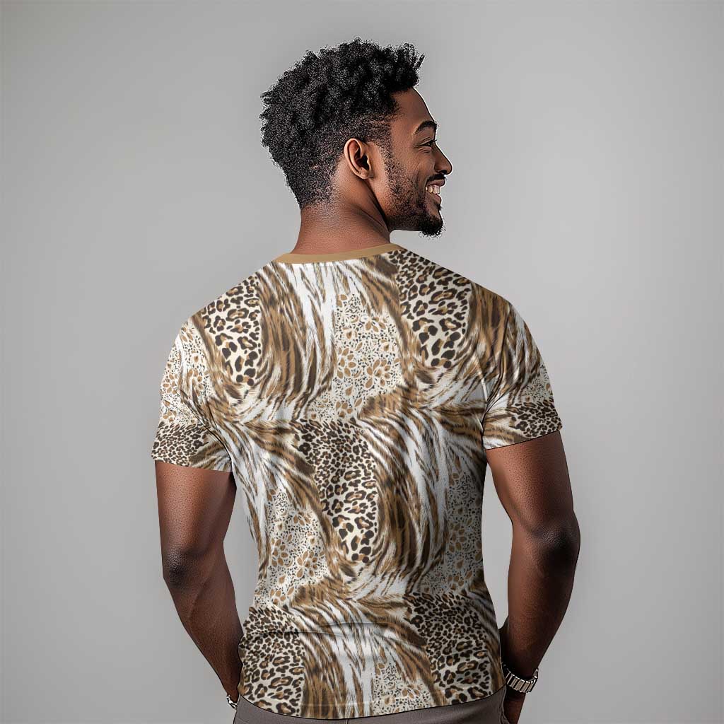 African Wild Animal Skins T shirt Leopard Pattern LT9
