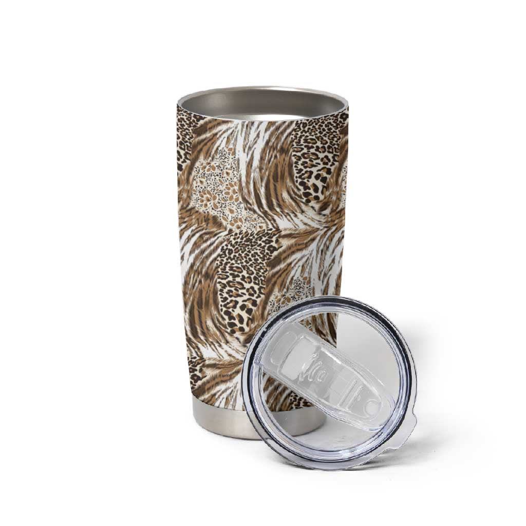 African Wild Animal Skins Tumbler Cup Leopard Pattern LT9