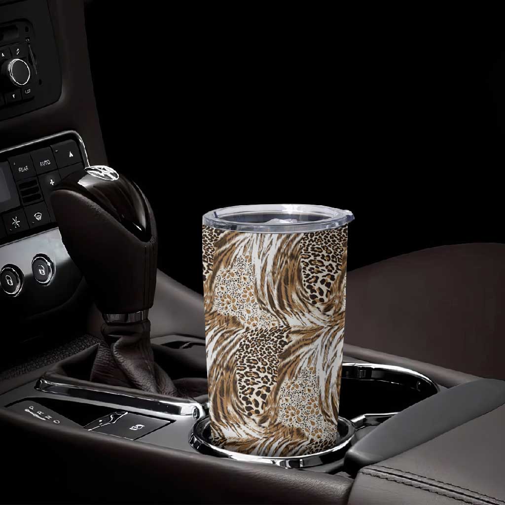 African Wild Animal Skins Tumbler Cup Leopard Pattern LT9