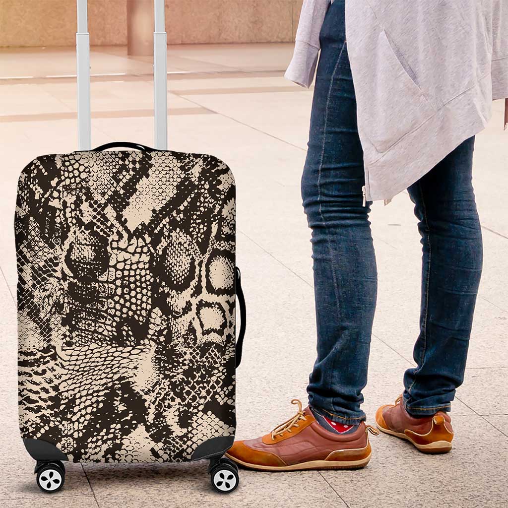 Wild Animal Skins Luggage Cover Snake and Crocodile Mix Skin LT9