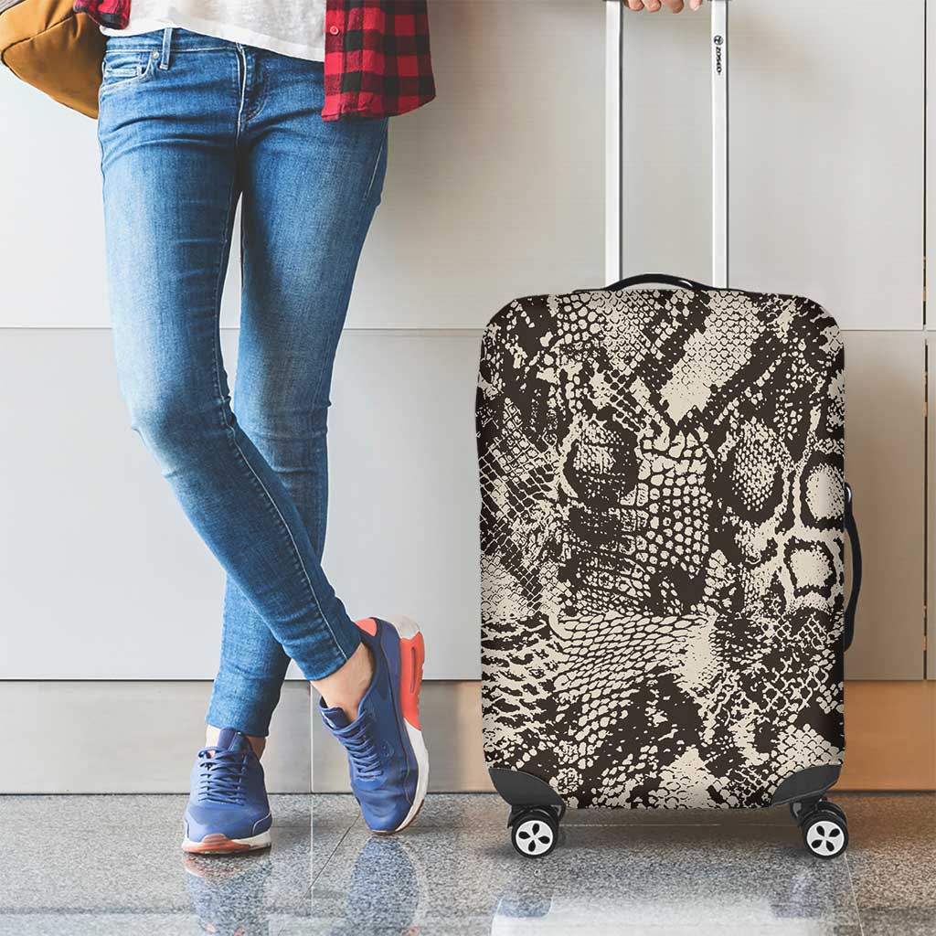 Wild Animal Skins Luggage Cover Snake and Crocodile Mix Skin LT9