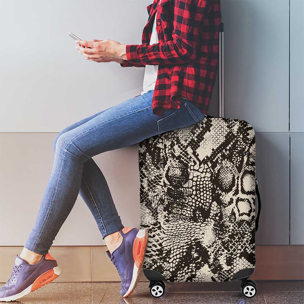 Wild Animal Skins Luggage Cover Snake and Crocodile Mix Skin LT9