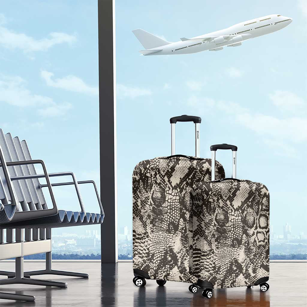 Wild Animal Skins Luggage Cover Snake and Crocodile Mix Skin LT9